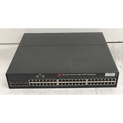 Brocade (FESX448) FastIron Edge X448 48-Port Gigabit Managed Switch
