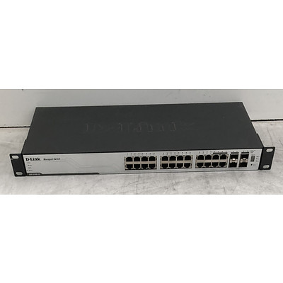 D-Link (DGS-3100-24) 24-Port Gigabit Managed Switch