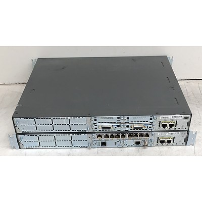 Cisco 2800 Series Integrated Services Router - Lot of Two