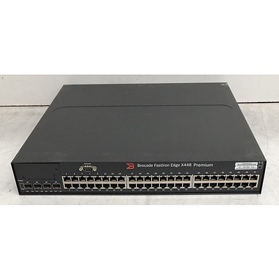Brocade (FESX448) FastIron Edge X448 48-Port Gigabit Managed Switch