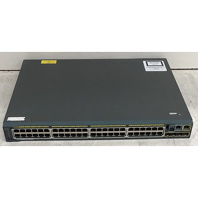 Cisco Catalyst (WS-C2960S-48LPS-L V02) 2960-S Series PoE+ 48-Port Gigabit Managed Switch