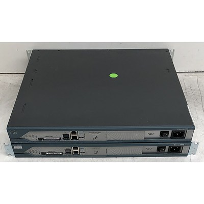Cisco (CISCO2811) 2800 Series Integrated Services Router - Lot of Two