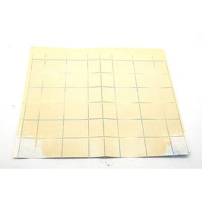 1981 United States 'Benefiting Mankind' 18c Stamp Sheet