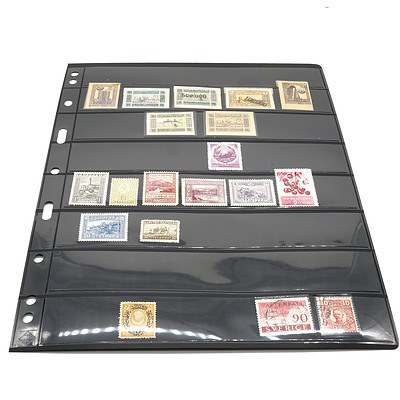 Group of International Stamps, Including Germany, Italy, France, Liberia, Yugoslavia and More