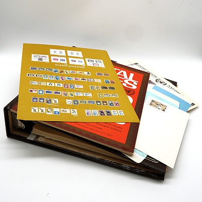 1972 United Nations Stamp Album with Additional Stamps and Book