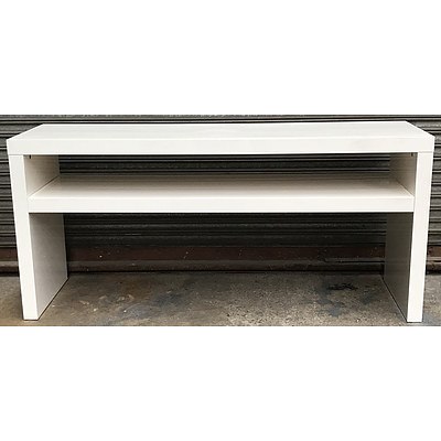 Modern White Entertainment Unit