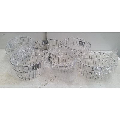 Bicycle Front Baskets Lot Of Six