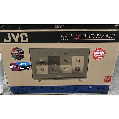 JVC 55 Inch 4K UHD Smart TV