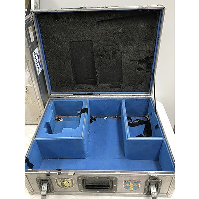 Aluminum Padded Travel Cases -Lot of Three