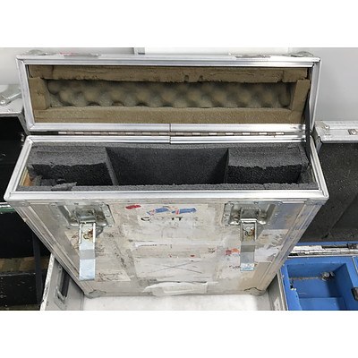 Aluminum Padded Travel Cases -Lot of Three