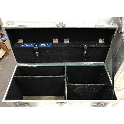 Aluminum Padded Travel Cases -Lot of Three