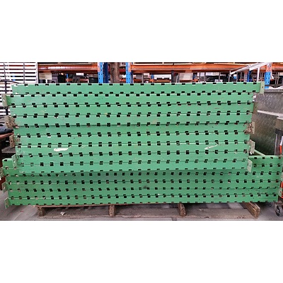 13 Bays Of Slide & Lock Pallet Racking