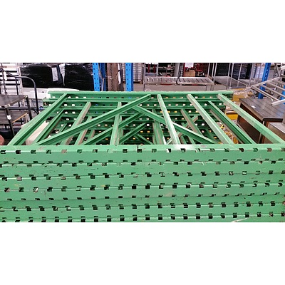 13 Bays Of Slide & Lock Pallet Racking