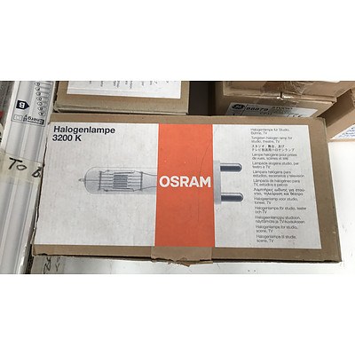 Assorted Lot Of Halogen and Other Globes