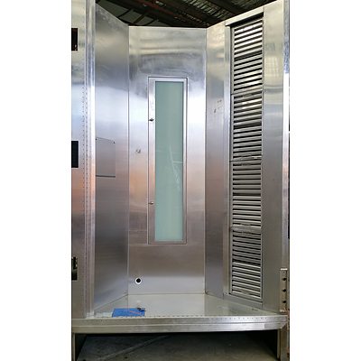 Halton KVF Commercial Stainless Steel Range Hoods - Lot of Two