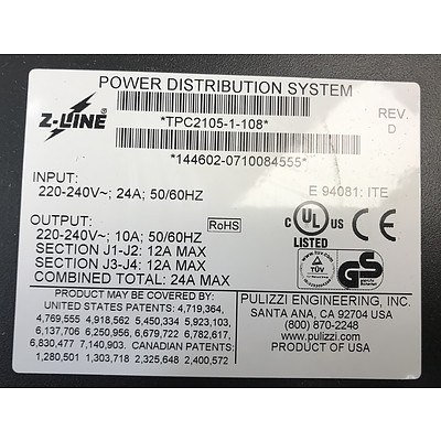 Z-LINE Power Distribution System -Lot Of Four