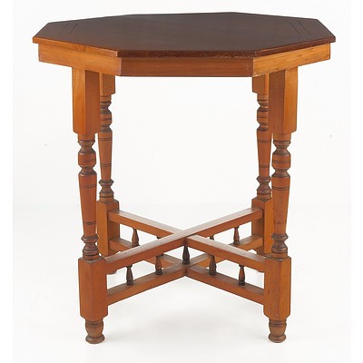 Kauri Pine Octagonal Occasional Table Circa 1900