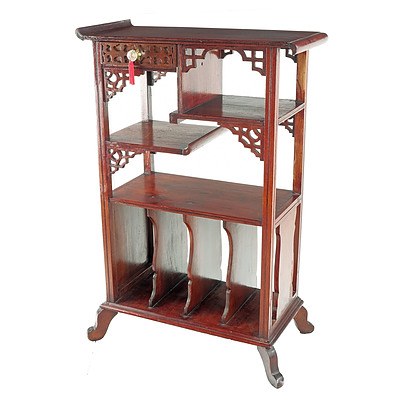 Dutch East Indies Teak Etagere