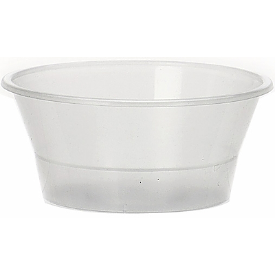 Chanrol 125ml Round Polypropylene Sauce/Jelly Cups - Lot of 6000 - RRP $360.00