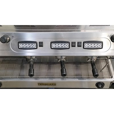 Expobar Three Group Head Coffee Machine