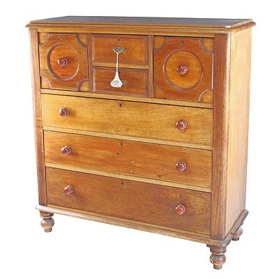 Australian Cedar Chest of Drawers Circa 1880