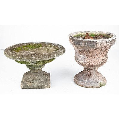 Two Old Garden Planters