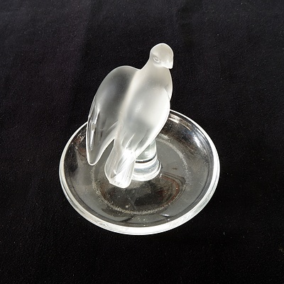 Lalique France Crystal Ring Dish