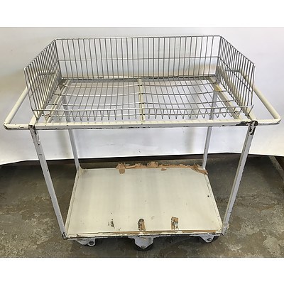 Library Trolleys -Lot Of Two