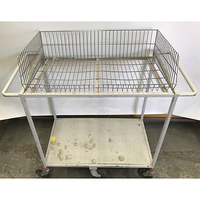 Two Tier Library Trolleys -Lot Of Two