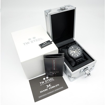 TW Steel TW677R 45mm Chronograph CEO Pilot Watch