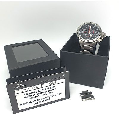 TW Steel CB7 45mm Canteen Bracelet Chronograph Watch