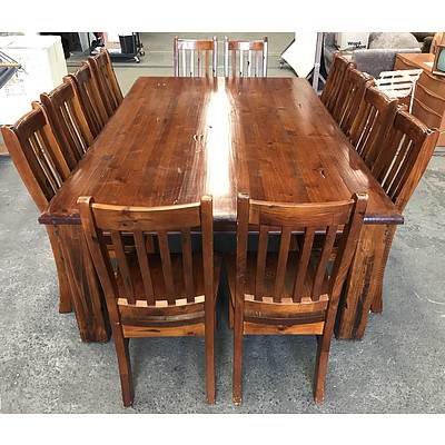 Plantation Pine 13 Piece Dining Setting