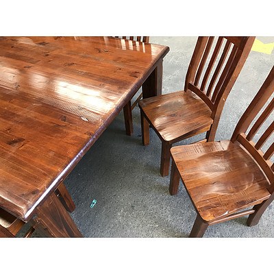 Plantation Pine 13 Piece Dining Setting