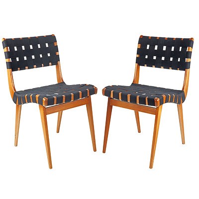 Original Douglas SNELLING (1916-1985) Two Line Dining Chairs, Designed 1946