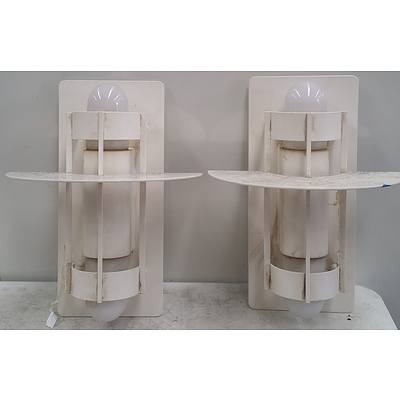 Wall Mount Feature Lights - Lot of Two
