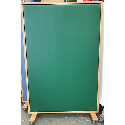 Coloured Vinyl Partitions -Lot Of Four