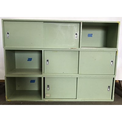 Three Piece Stackable Storage/Locker Unit