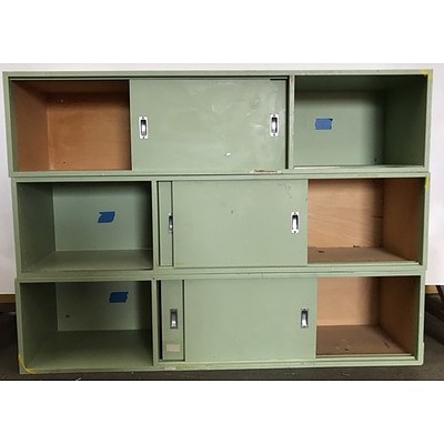 Three Piece Stackable Storage/Locker Unit