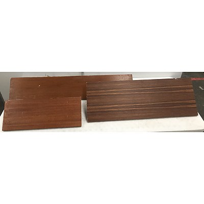 Wall Mounted Shelves -Lot Of Three