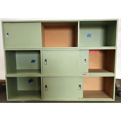 Three Piece Stackable Storage/Locker Unit