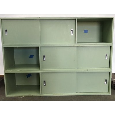 Three Piece Stackable Storage/Locker Unit