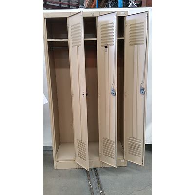 Brownbuilt Personal Lockers - Bay of Three