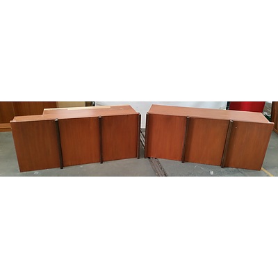 Lot of Two Credenzas
