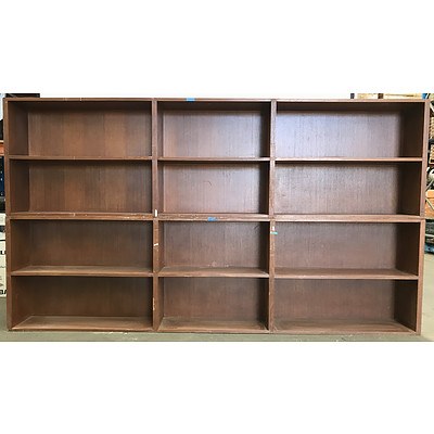 Two Piece Stackable Storage Shelf