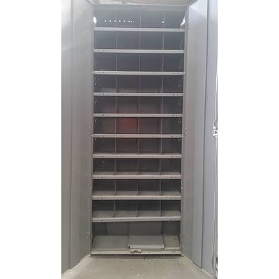 Brownbuilt Metal Storage Cabinet