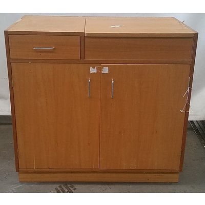 Credenza With Basin