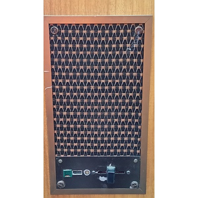 Louvered Sliding Door Cabinet