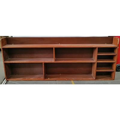 Hardwood Shelving Hutch