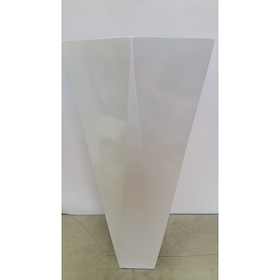 36cm Fibreglass Tapered Wedge Indoor Planter - Brand New