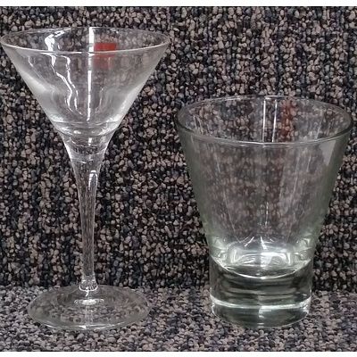 Bormioli Rocco Stemware and Tumblers - Lot of 35 - Brand New